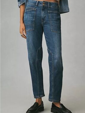 Wanderer Mid-Rise Relaxed Jeans by Pilcro